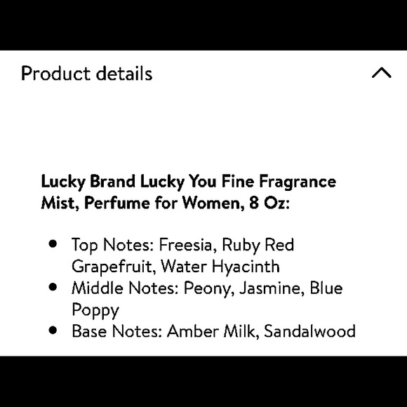 🆕🔥LUCKY BRAND(LUCKY YOU)PERFUME SPRAY MIST&NWT!!👀👀FOR SCENT NOTES/OG SPRAY! - Picture 2 of 9